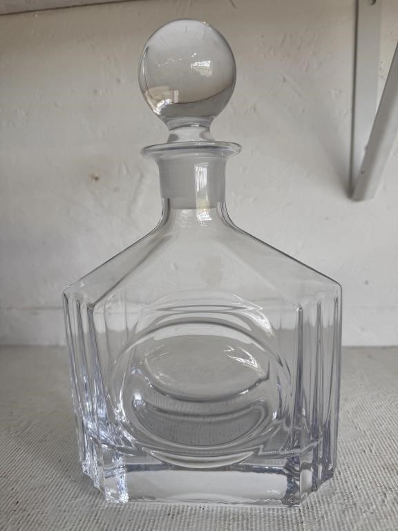 Heavy Thick Glass Decanter