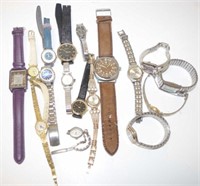 Group of various ladies watches