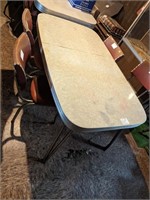 Vintage Table with 4 Chairs