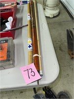 Pittsburgh Steelers pool stick & cane