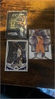 3 Cards Lot of Kobe Bryant