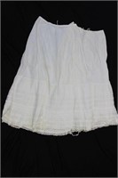 Antique Edwardian Drawstring Waist Petticoats