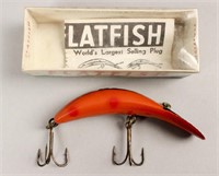 Vintage Helin Musky Flatfish T55 Fishing Lure /Box