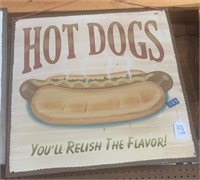 Hot Dog Sign