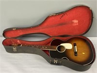 Kay Acoustic Guitar & Case Musical Instrument