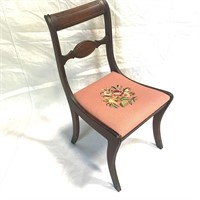 Vintage Needlepoint Chair