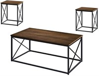 AZ L1 Life Concept Modern Coffee Table, 3pc, Oak