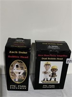 BOBBLE HEADS - ZACH DUKE & STEVE BLASS/MANNY SAN