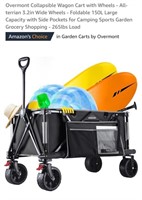 NEW All-Terrian Collapsible Wagon w/ Side