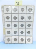 (40) Jefferson Nickels, 1940, 41, 46, 48, 52, 58,