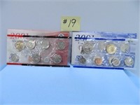 2001 P/D UNC Coins Sets