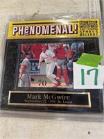 Mark McGwire photo on plaque