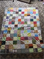2 hand stitched quilts