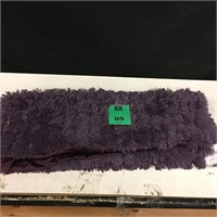 Effie Faux Fur Throw'' 50x60 (dark purple)