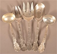 5  Gorham "Versailles" Sterling Serving Pieces.