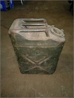 Metal Vintage Military Style Jerry Can Measures