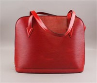 Louis Vuitton Lussac Shoulder Bag Red