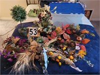 Fall Swag ~ Fall Wreath ~ Artificial Flowers