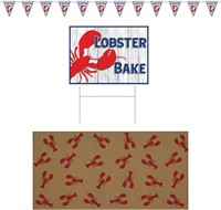 Lobster Seafood Bake Decorations 3pc Bundle