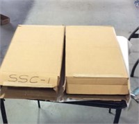 2 boxes of metal brackets