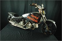 Harley Davidson Metal Yard Art