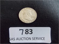 1960D Benjamin Silver Half Dollar