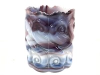 Imperial Slag Glass Toothpick Holder w Tentacles