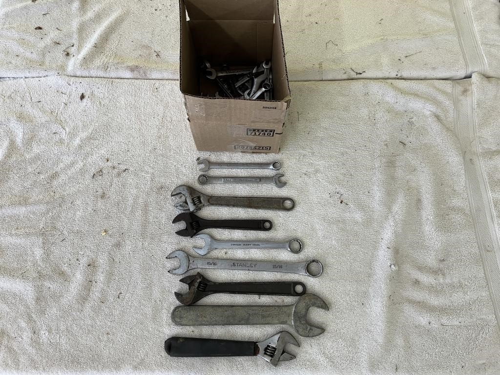 Craftsman/Stanley Box & Crescent Wrenches