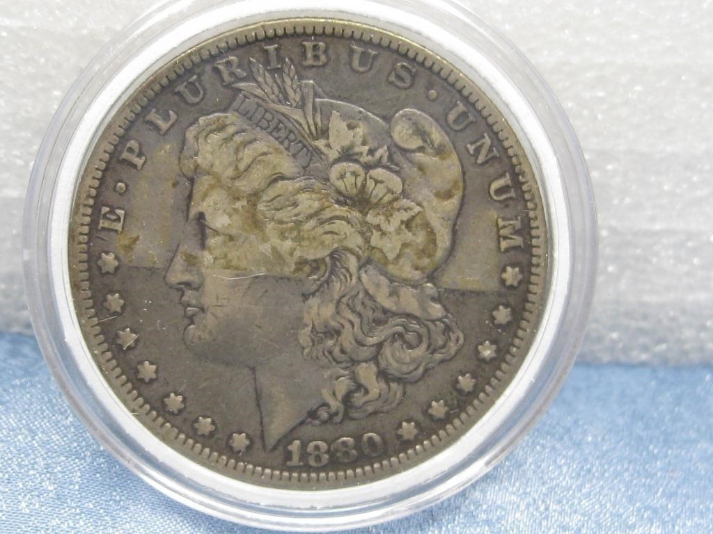 1880-O Morgan Silver Dollar 90% Silver