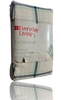 Everyday Living Full Size Flat Sheet 81x96