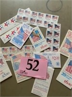 LARGE ASST US FLAG STAMPS