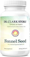 Dr. Clark Store Fennel Seed, 550 mg 100 capsules