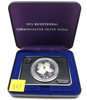 1973 sterling silver medal