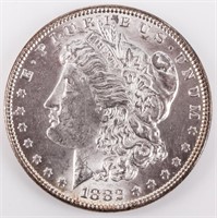 Coin 1882 Morgan Silver Dollar Gem B.U.