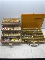 Pair of tackle boxes c/w tackle
