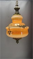 Vintage hanging swag pendant lamp