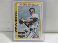 78 Topps Dallas Cowboys Roger Staubach NFL Card