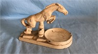 1950s Stallion Horse Metal Ashtray