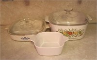 3 pc Corningware Dishes