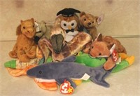 Lot of 10 Assorted Beanie Babies