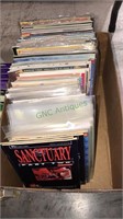 Box lot of adult comic magazines, X file