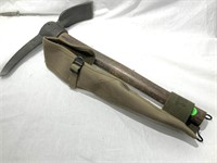 WWII US Army Pickaxe with Carry Pouch