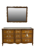 Drexel French Provincial Dresser & Mirror