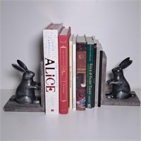 Alice in Wonderland Books, Rabbit Bookends