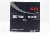 (100) CCI 209 Shotshell Primers