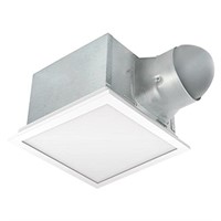 Utilitech 1.0-Sone 150-CFM White Bathroom Fan LED