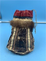 Hand made Native American tobacco bag made from sn