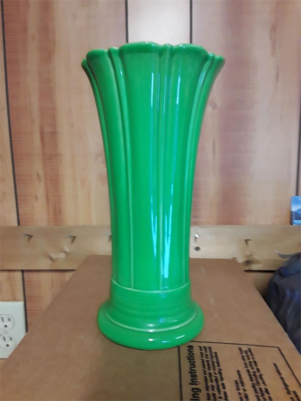 Fiesta Ware Green Vase