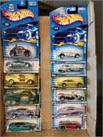 Flat of Hot Wheels