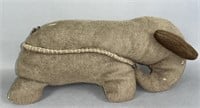 Rag stuffed make-do toy elephant ca. 1880-1920;